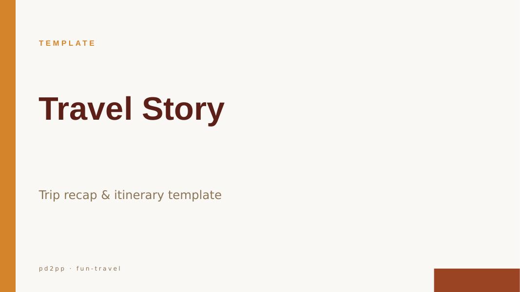 Travel Story preview