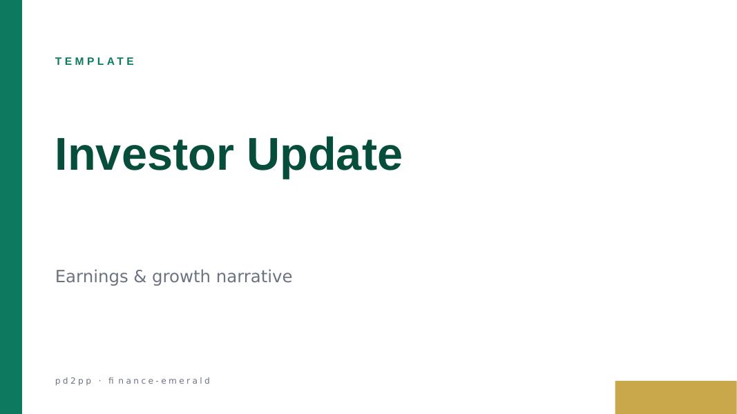 Investor Update preview