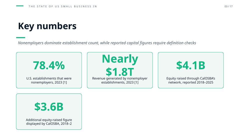 The State of U.S. Small Business in 2025: Key numbers surfaced